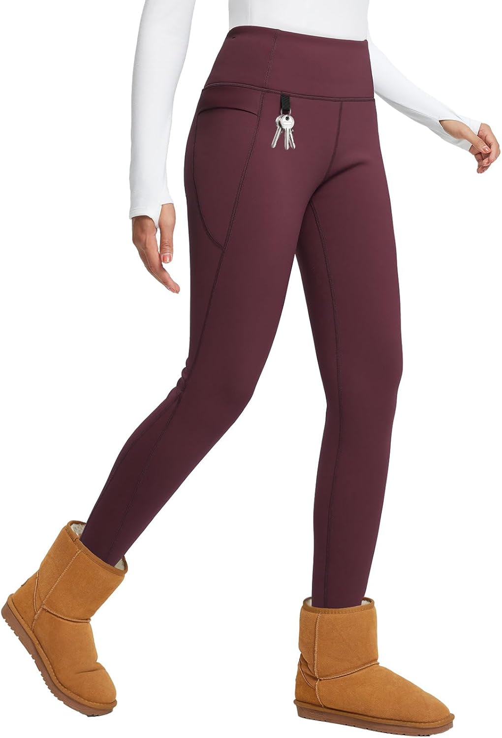 BALEAF Women's Warm Fleece Lined Leggings