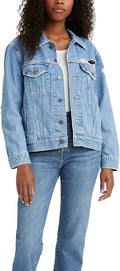 Levi's Women's Ex-Boyfriend Trucker Jacket - Casual Oversized Denim