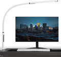 Eye-Caring Desk Lamp Gooseneck Lamp with Clamp - Adjustable Brightness