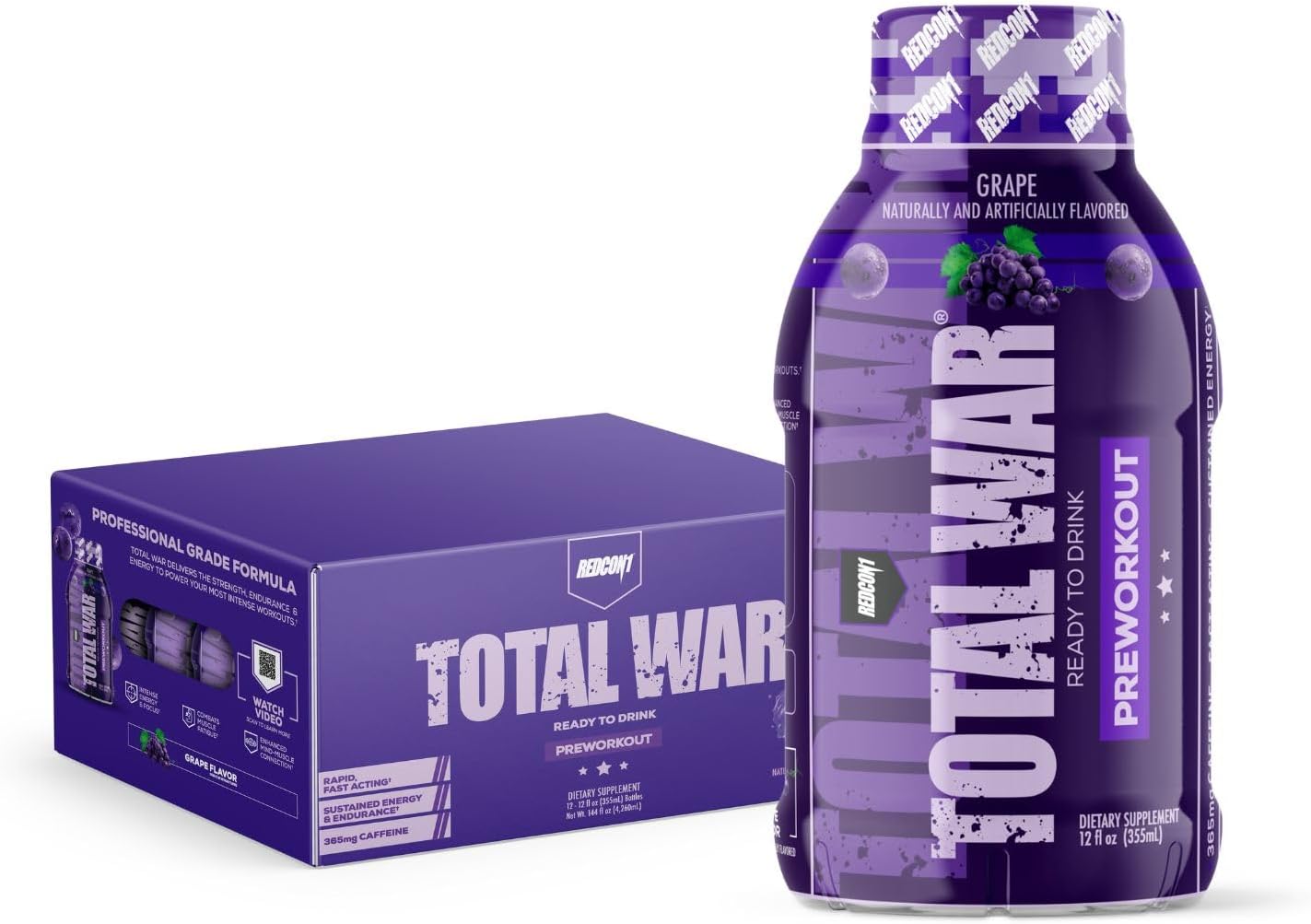 Total War Ready to Drink Pre Workout - Endurance Boosting Formula
