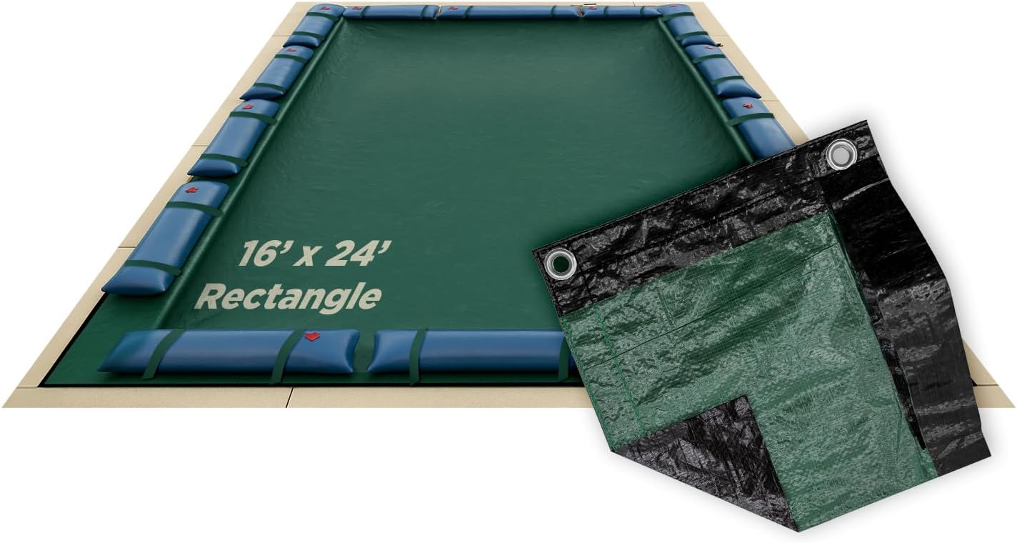 Buffalo Blizzard Supreme Plus 16 ft x 24 ft Winter Pool Cover