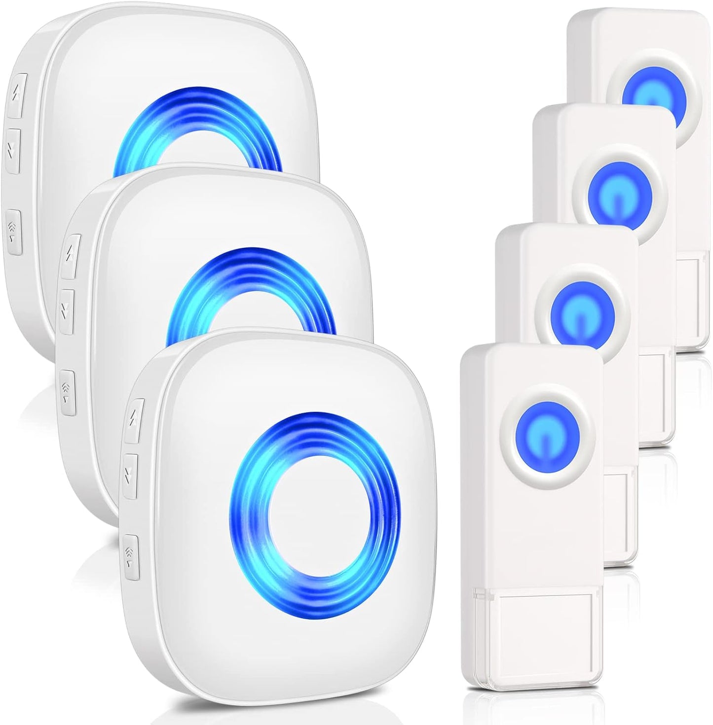 PHYSEN Wireless Doorbell: 1300-ft Range, 58 Ringers
