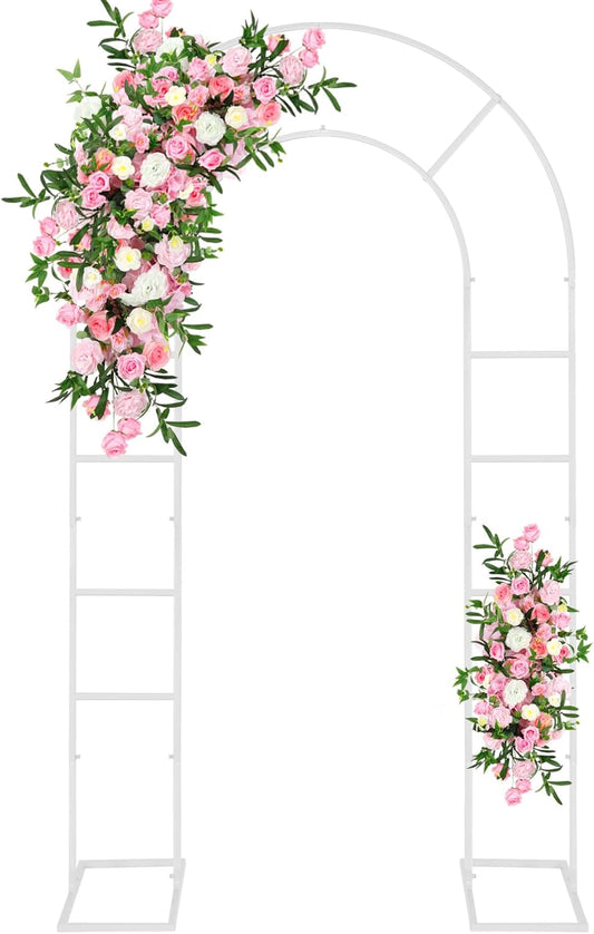 U-Shaped Metal Arched Flower Rack for Weddings and Celebrations