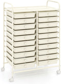 GOFLAME 20-Drawer Rolling Storage Cart - Mobile Craft Organizer