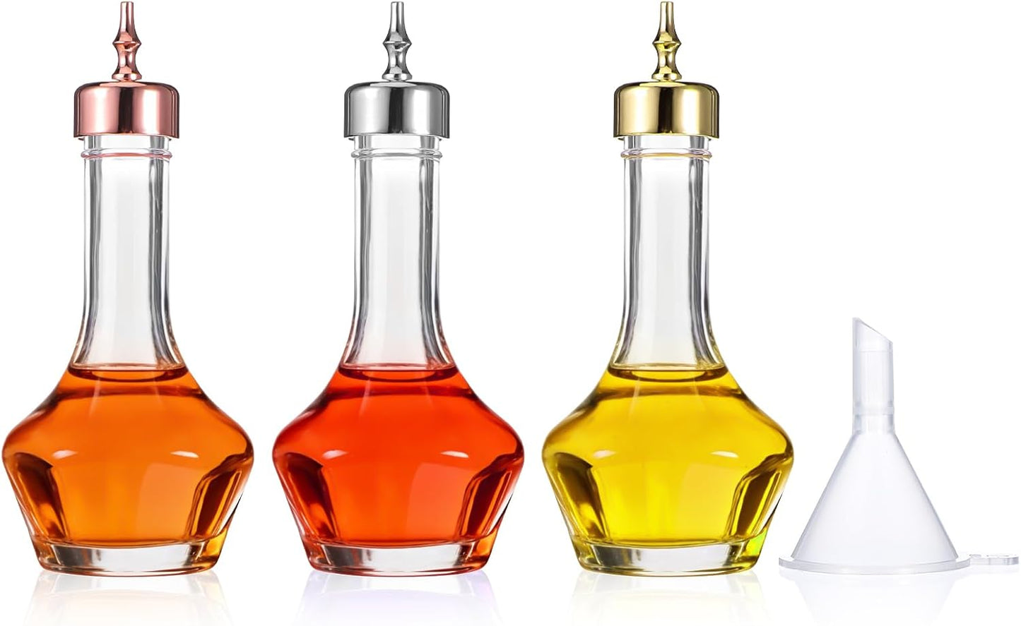 Decorative Glass Bitters Bottle Set - Enhance Your Cocktails!