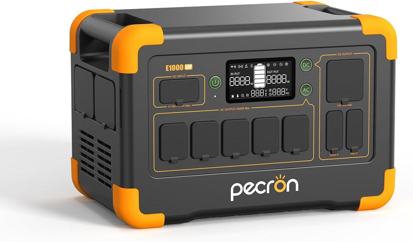 Pecron E1000LFP: 1024Wh Fast Charging Power Station