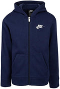 Nike Boy's Club Fleece Full Zip Hoodie (Little Kids) - Cozy Everyday