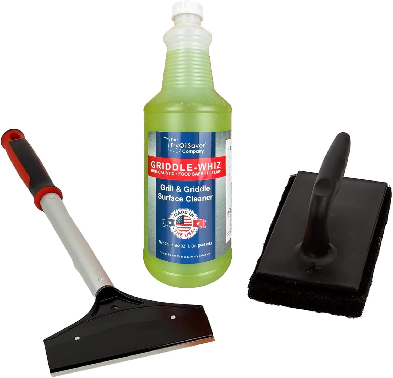 Griddle-Whiz 3 Piece Griddle Cleaning Kit for Blackstone Grills