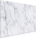 Magnetic Dry Erase Board 16 x 24 in - Decorative White Marble Memo