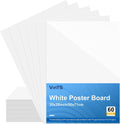 VinTS 22x28 White Poster Board Pack of 60 - Durable Two-Sided Sheets