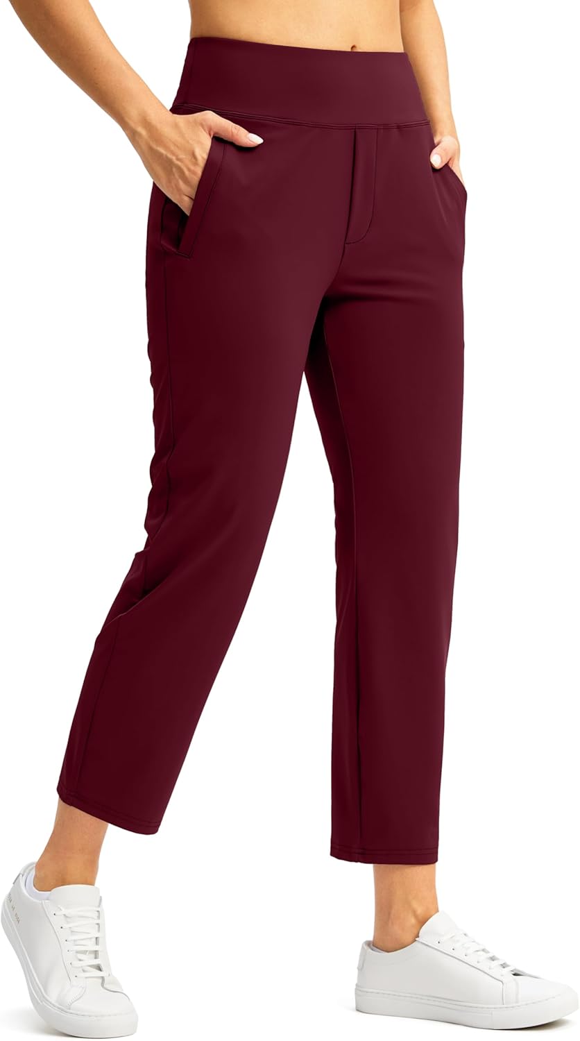 SANTINY Women's 7/8 High Waisted Stretch Ankle Pants Review