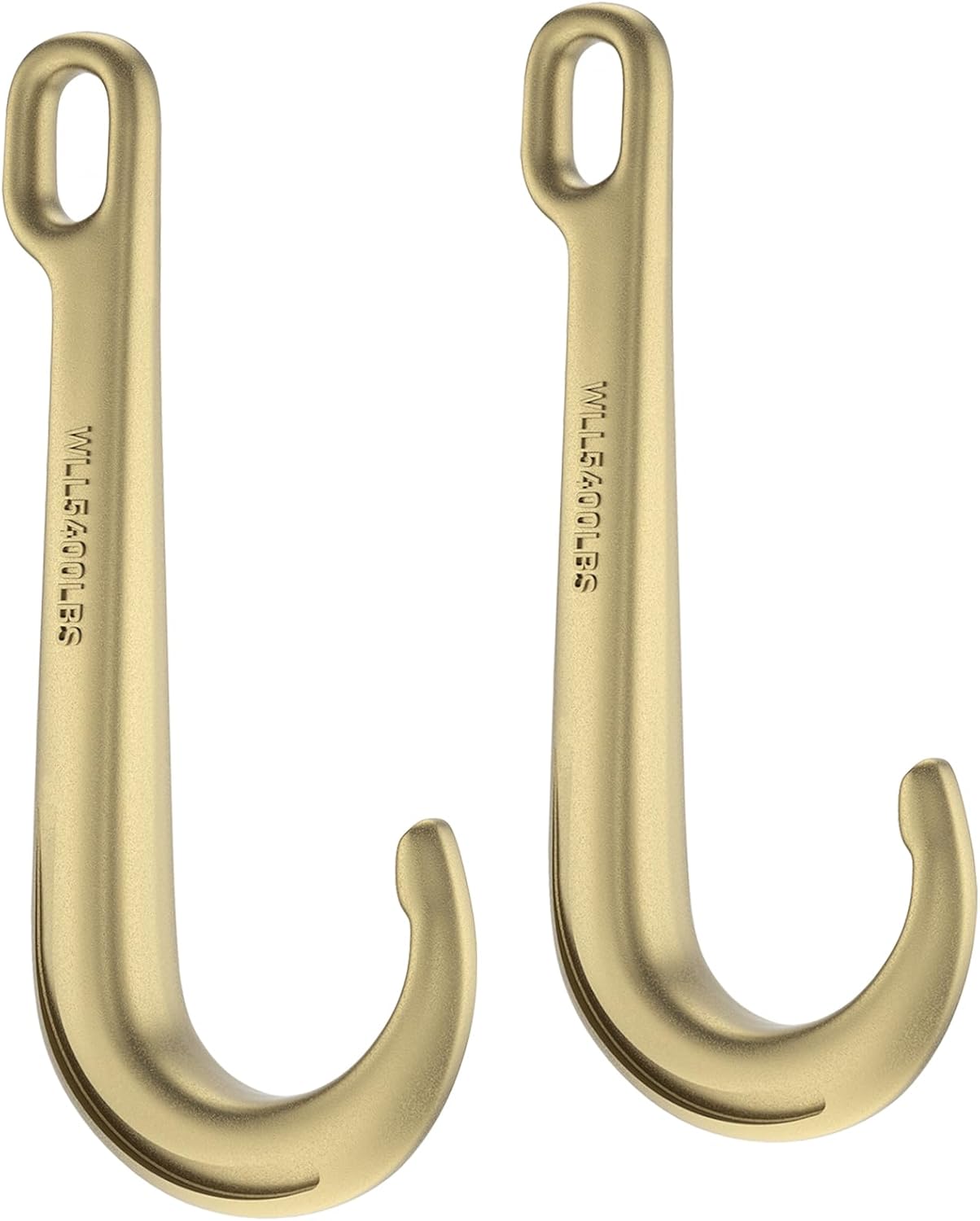2PCS 15in Heavy Duty Towing J Hooks for Secure Transport