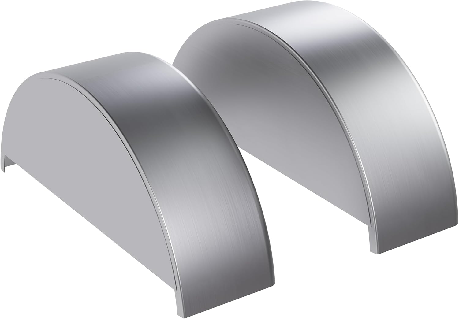 ECOTRIC Round Trailer Fenders for 14-16 in Wheels - Durable Pair