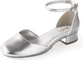 Ankis Closed Toe Heels for Women - Comfortable 1 in Low Block Heel you