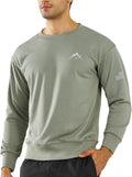 NORTHYARD Men's Moisture-Wicking Crewneck Sweatshirt