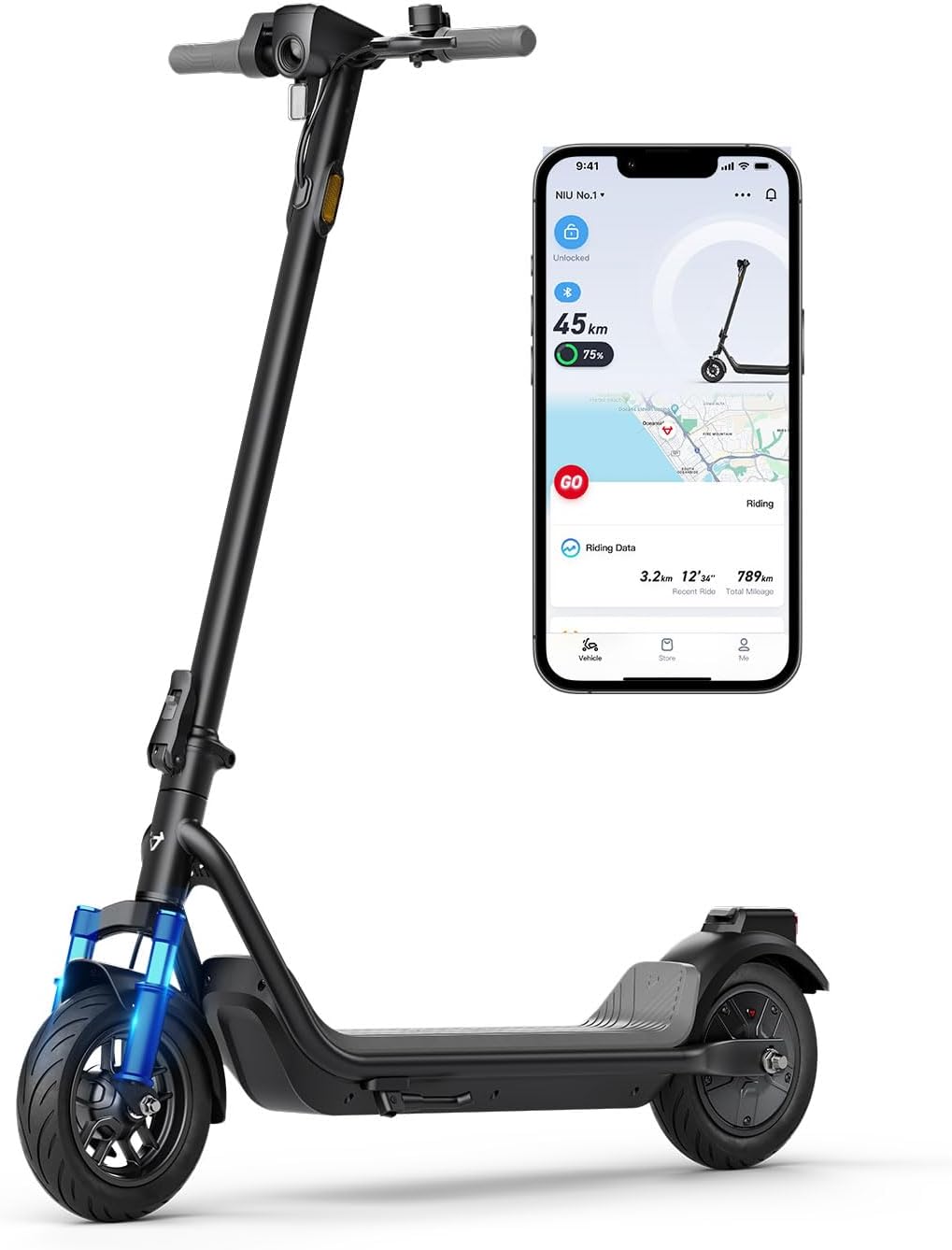 NIU K100F/K300X Electric Scooter for Adults with Suspension