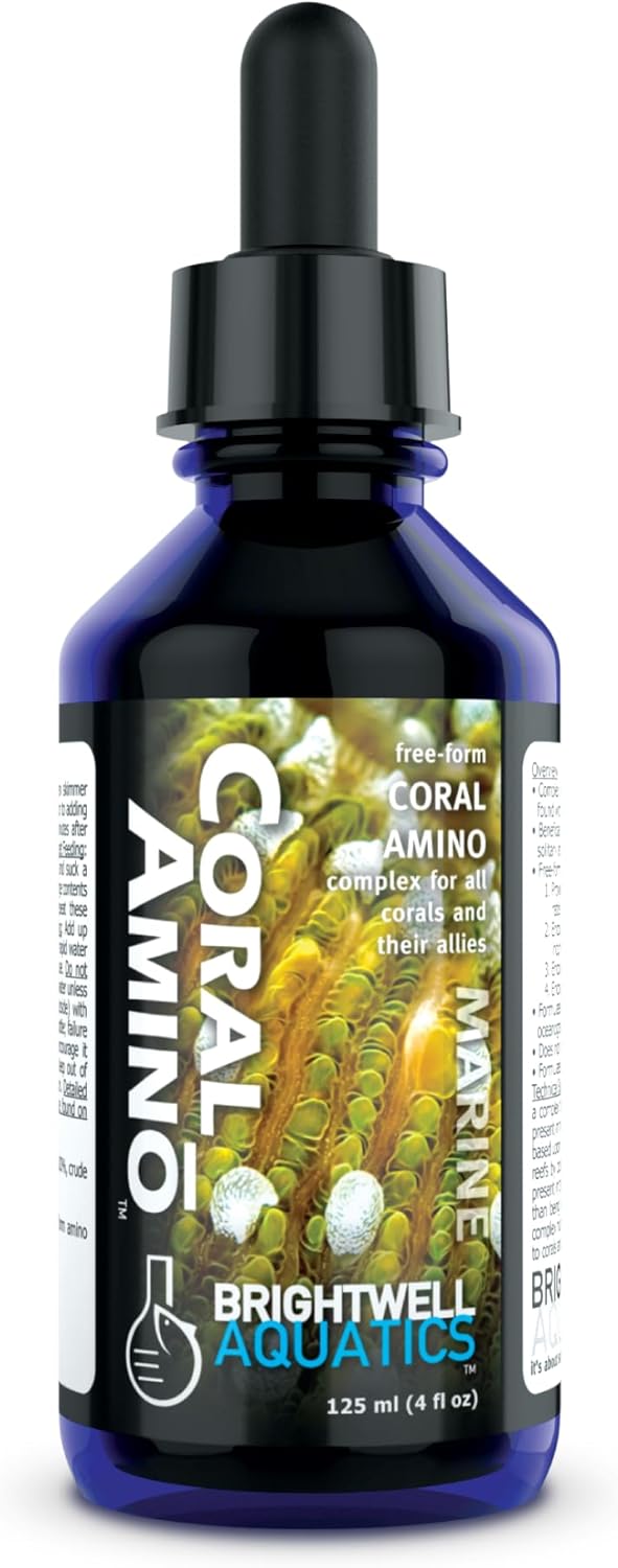Brightwell Aquatics CoralAmino - Essential Coral Food for Growth