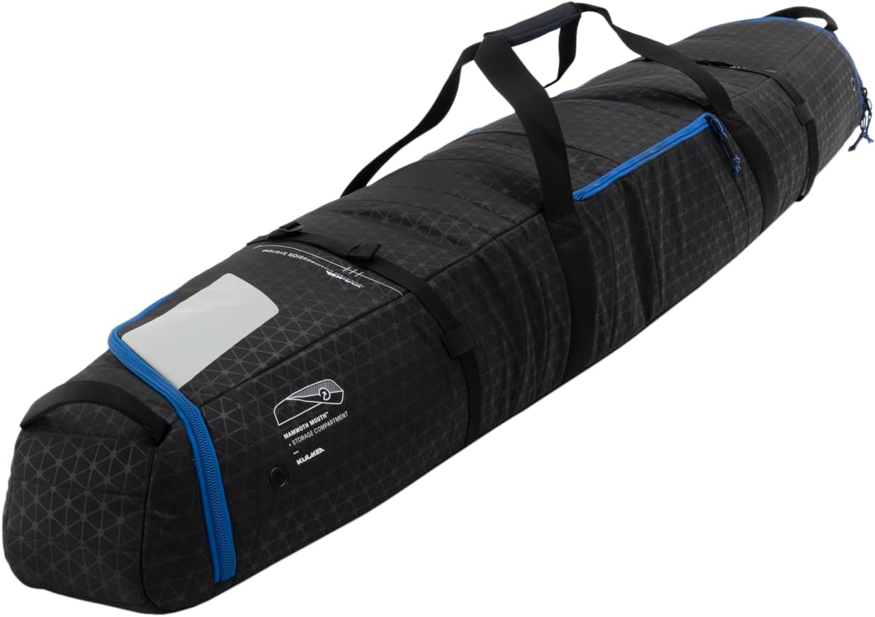 KULKEA Ski Bag 170 cm - Durable Rolling Ski Carrier - Water Resistant & Spacious