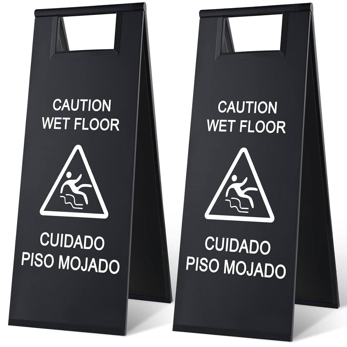 Kigley 24 Inch Wet Floor Sign - Durable Double Sided Caution