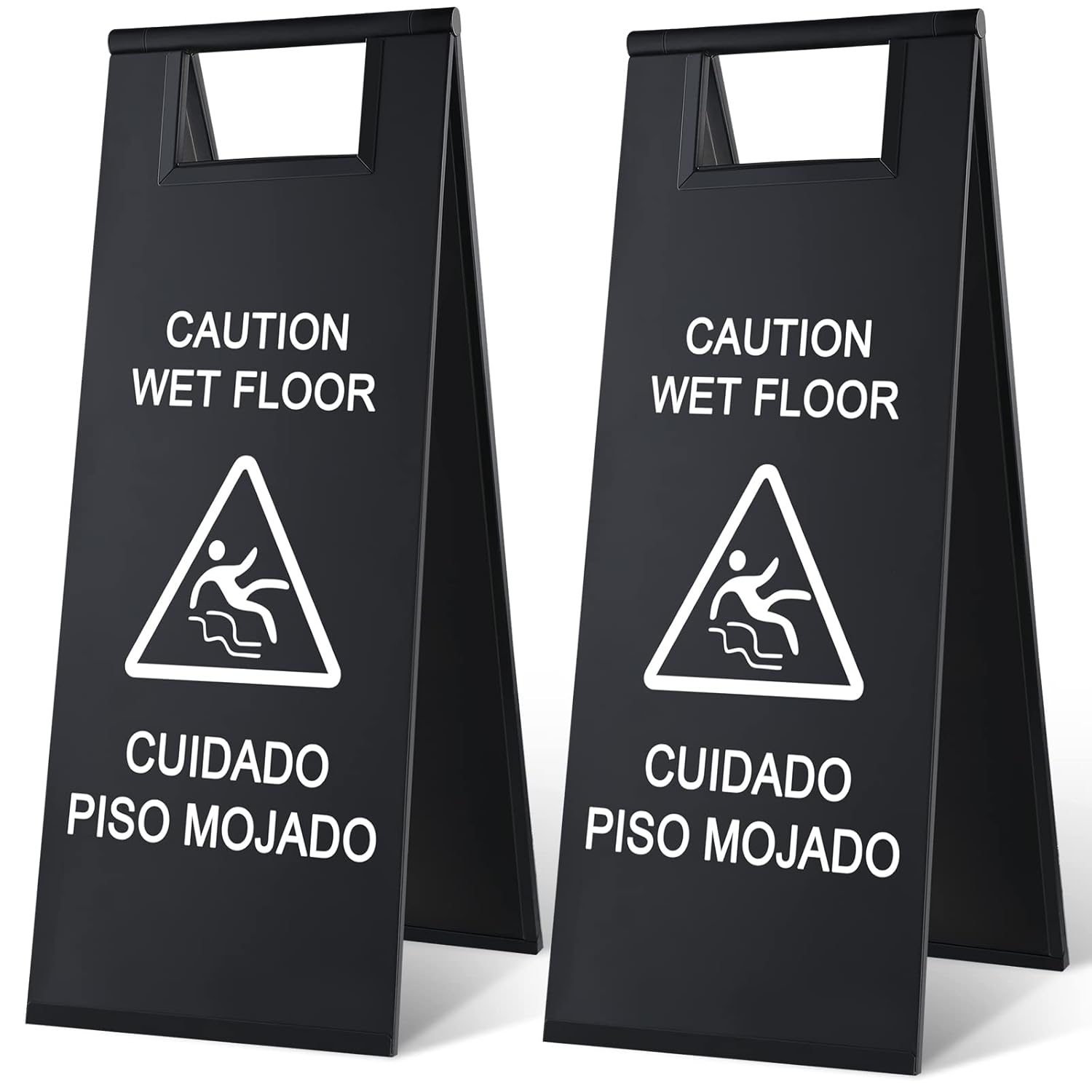 Kigley 24 Inch Wet Floor Sign - Durable Double Sided Caution