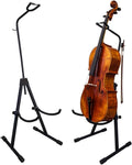 PAITITI Adjustable Foldable Stand for Cello with Hook for Bow - Stable