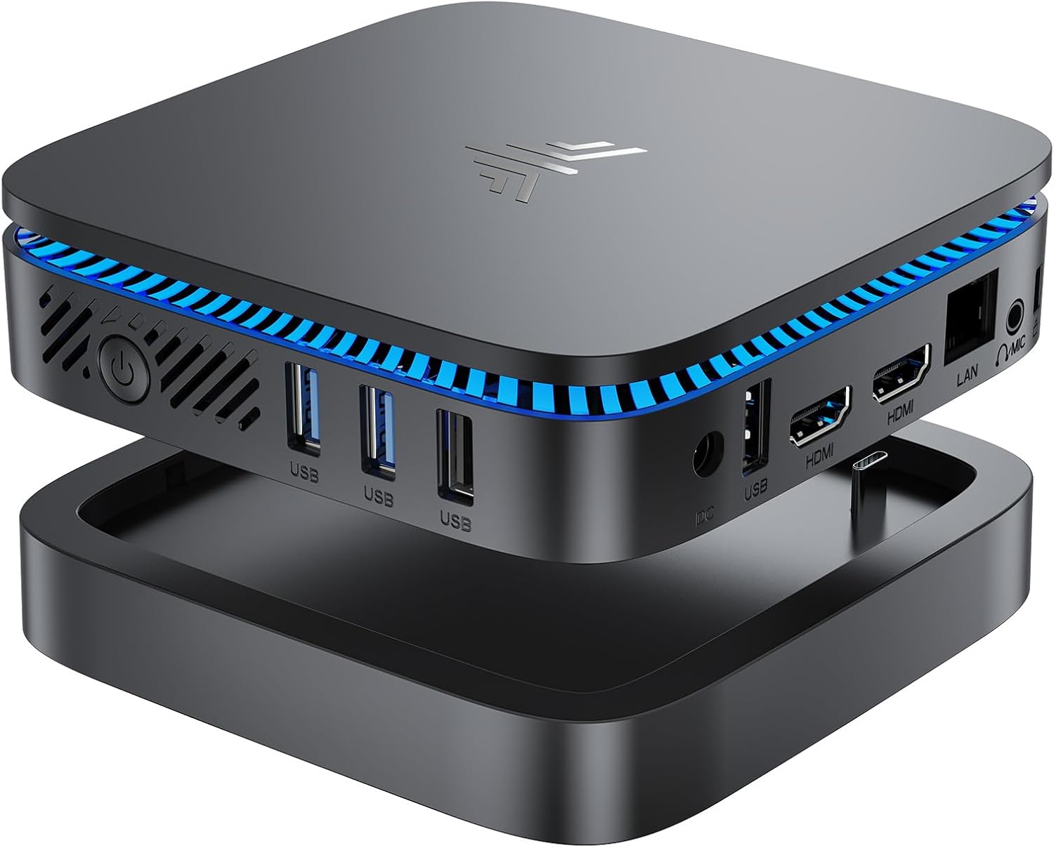 Powerful 12th Gen Mini PC w/ Windows 11, Dual 4K Display, WiFi/BT