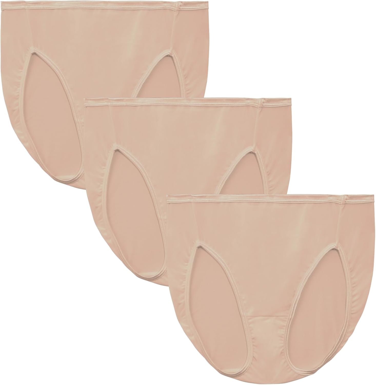 Vanity Fair Women's Illumination Hi Cut Panties for Comfort