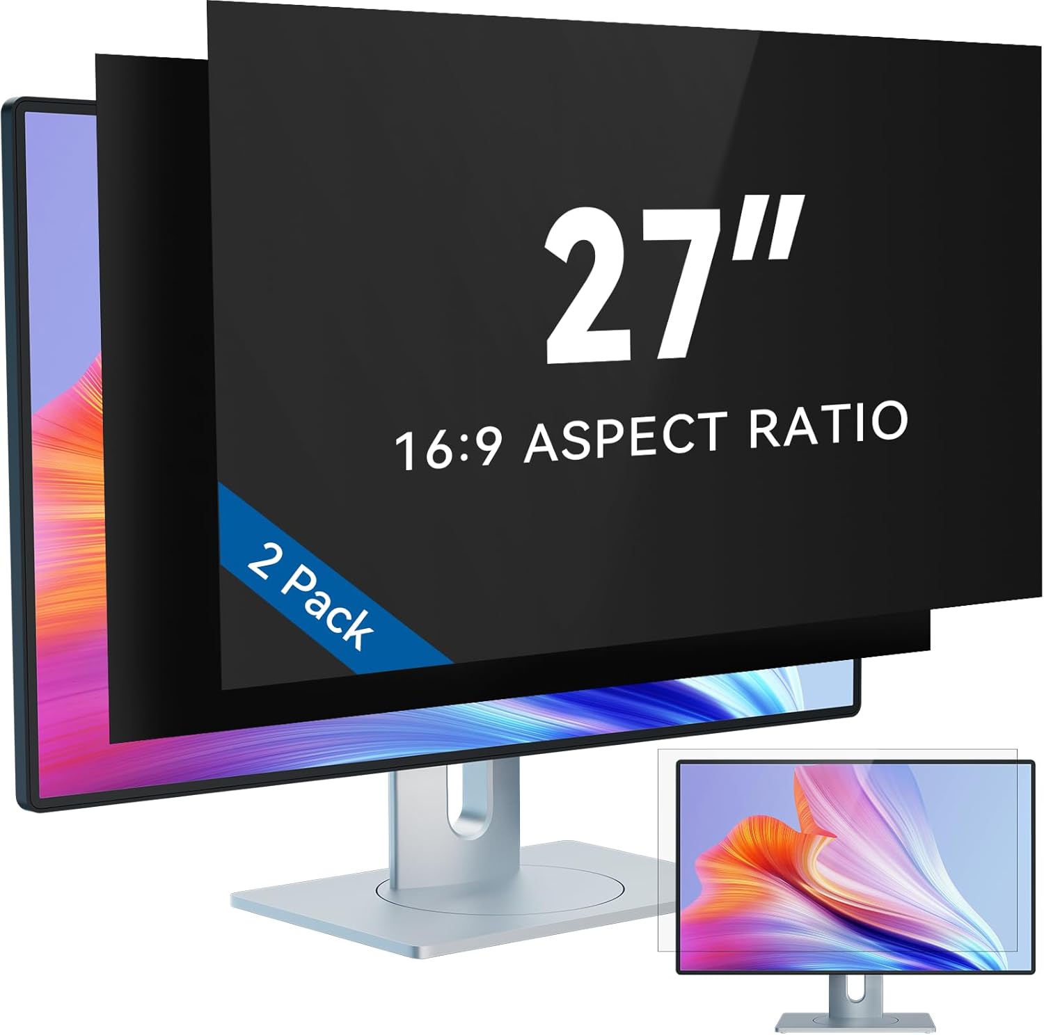 IPROKKO 27 Inch Computer Privacy Screen Filter for Monitors