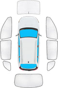 KMF Full Window Sun Shades for Jeep Cherokee 2014-2023 - Privacy