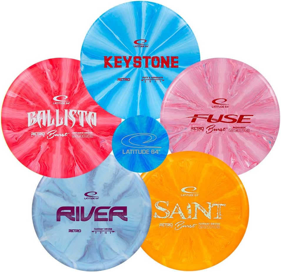 Ultimate Retro Burst Disc Golf Set