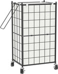 Laundry Hamper with Wheels 100L - Rolling Metal Wire Basket