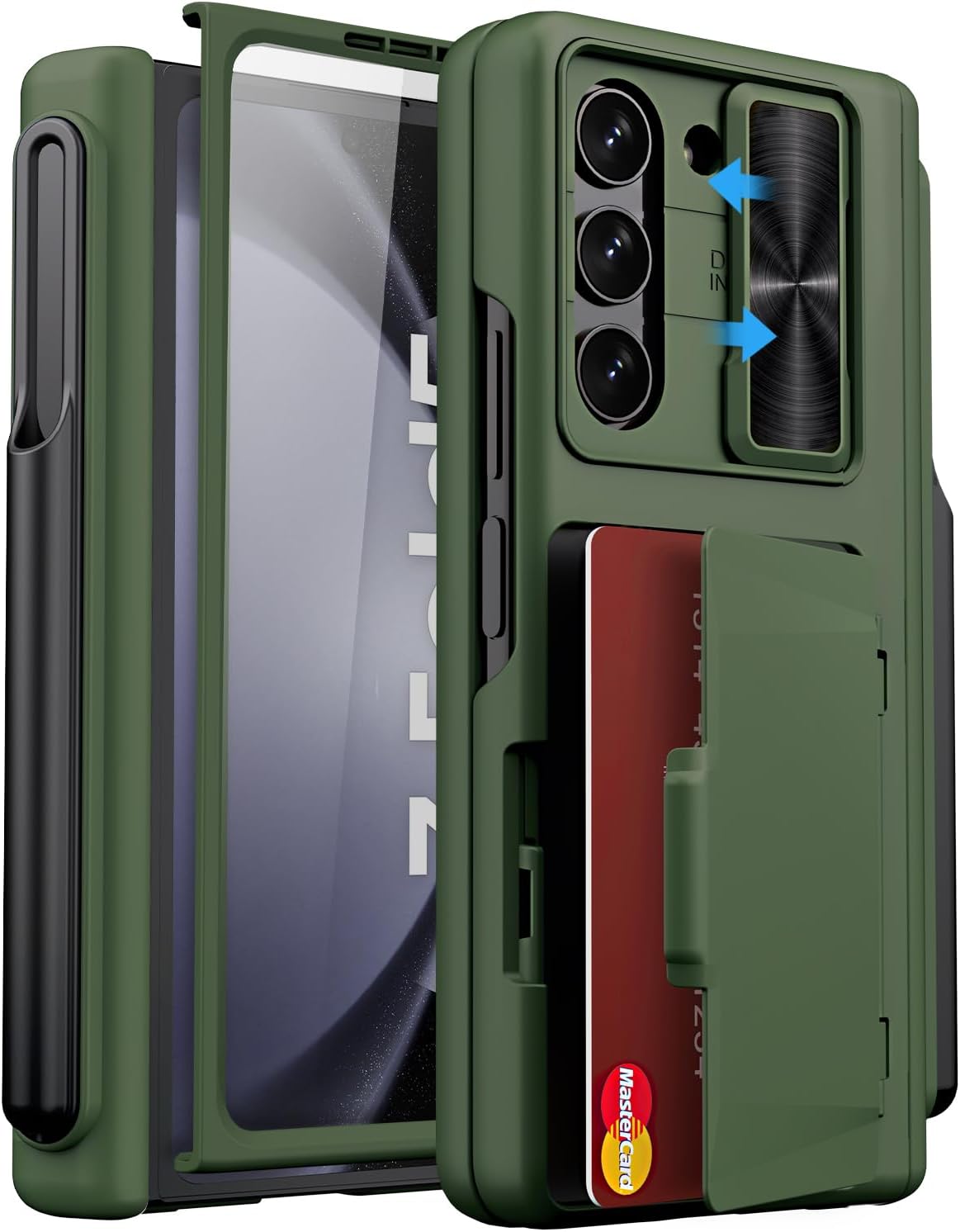 Wallet Case for Samsung Galaxy Z Fold 5 with S Pen Holder