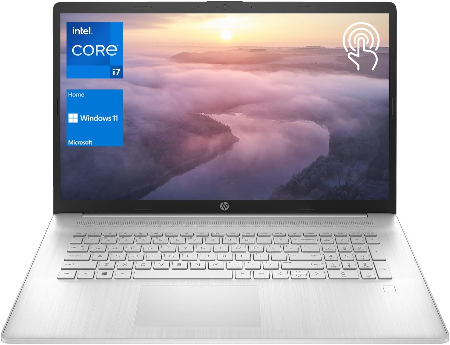 HP 2025 Premium Laptop with 17.3in Touchscreen and i7 Processor
