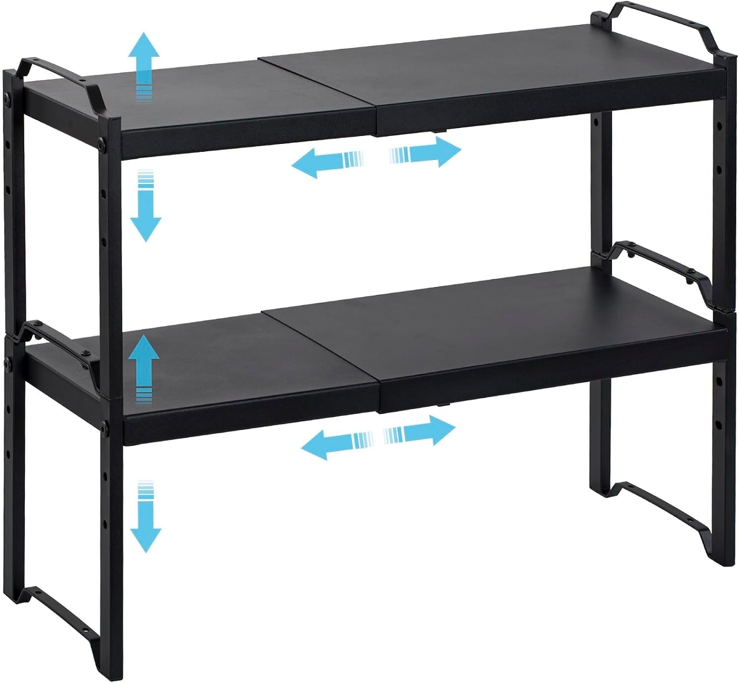 Adjustable Stackable Kitchen Shelves by X-cosrack - Organize Your Space!