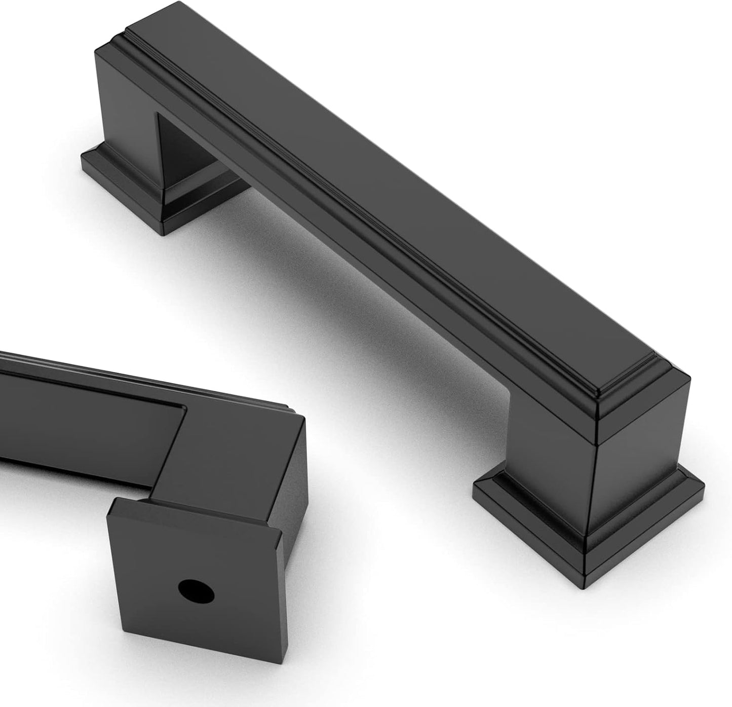 Asidrama 20 Pack 3 Inch Matte Black Cabinet Handles for Home