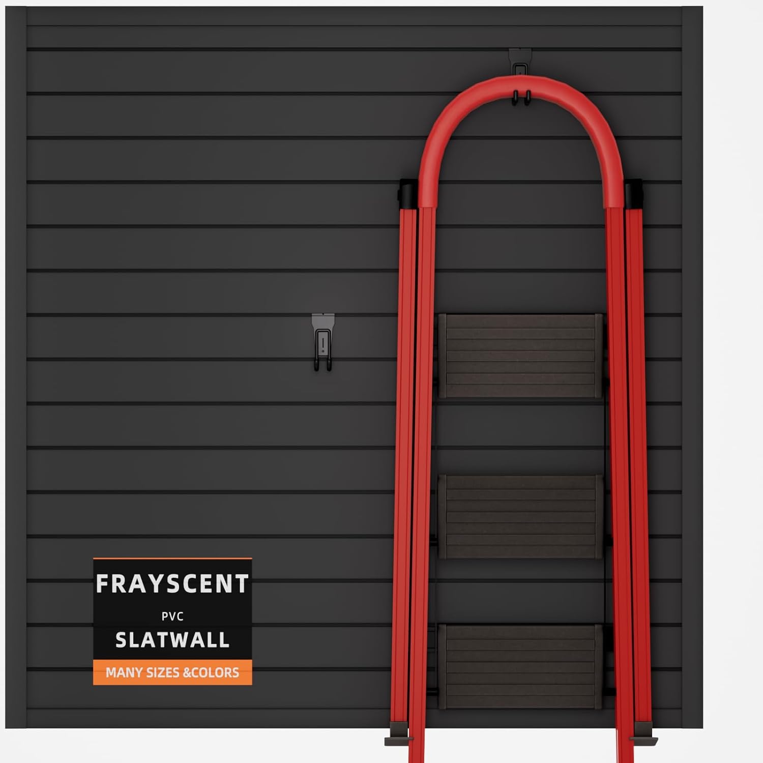 Durable Slat Wall Paneling for Garage Storage Organization