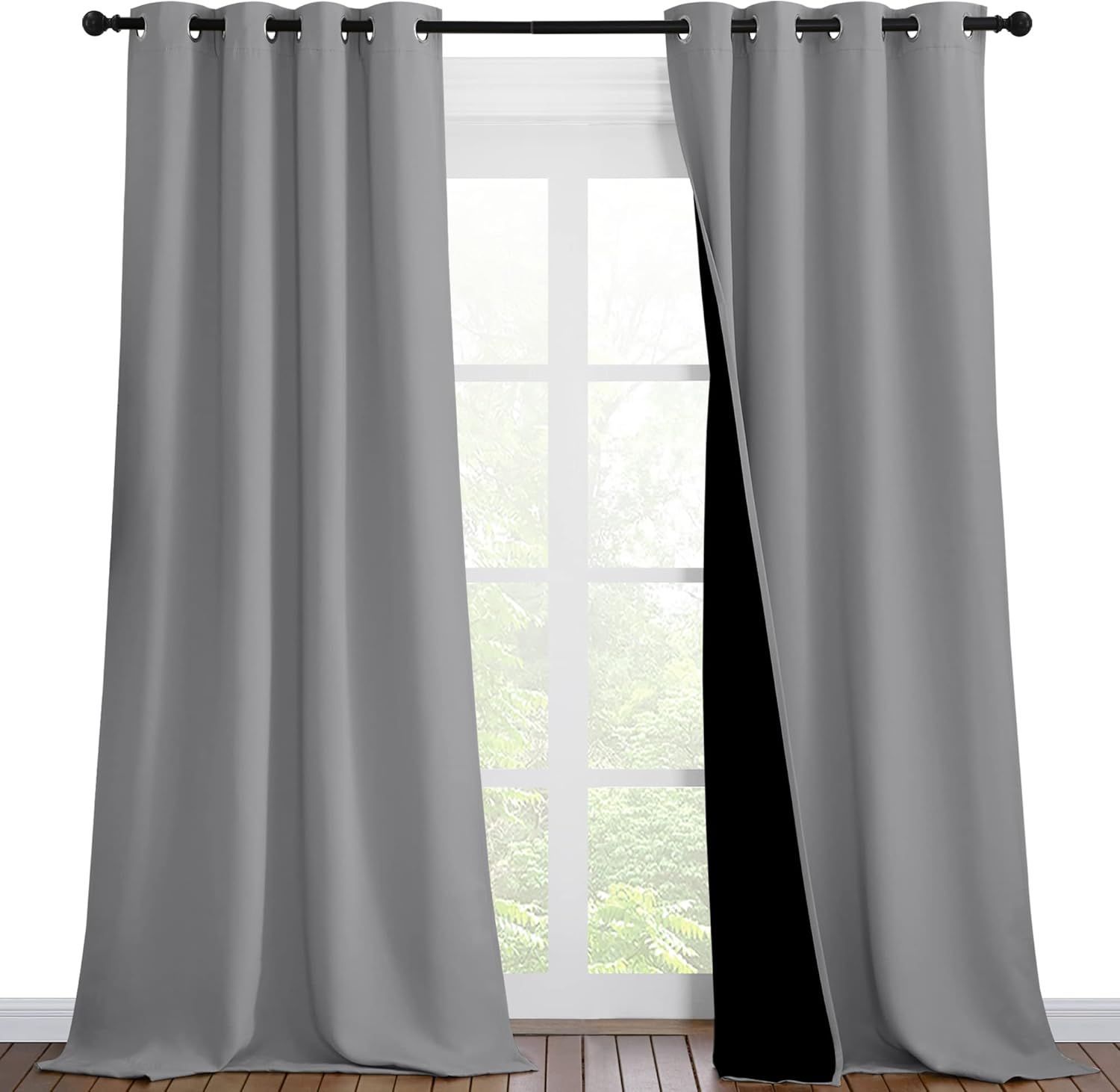 NICETOWN Total Shade Curtains for Complete Light Blocking