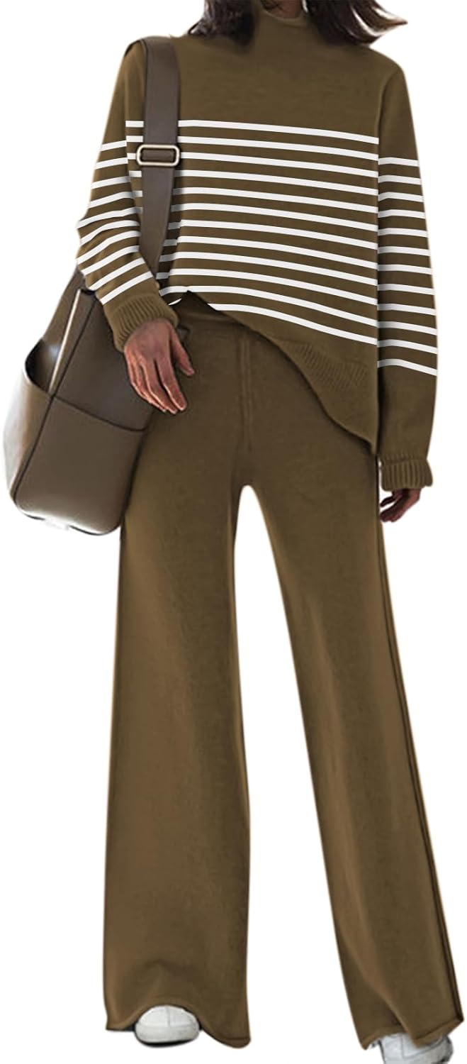 Fixmatti Womens Knitted Outfits 2 Piece Sweatsuit Set Review