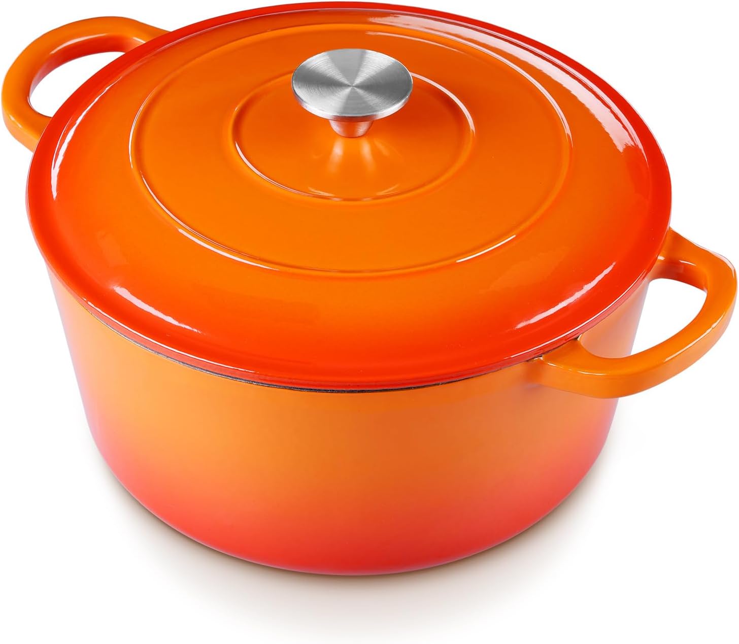 E-far 6 Quart Dutch Oven for Braising, Stews, and Roasting