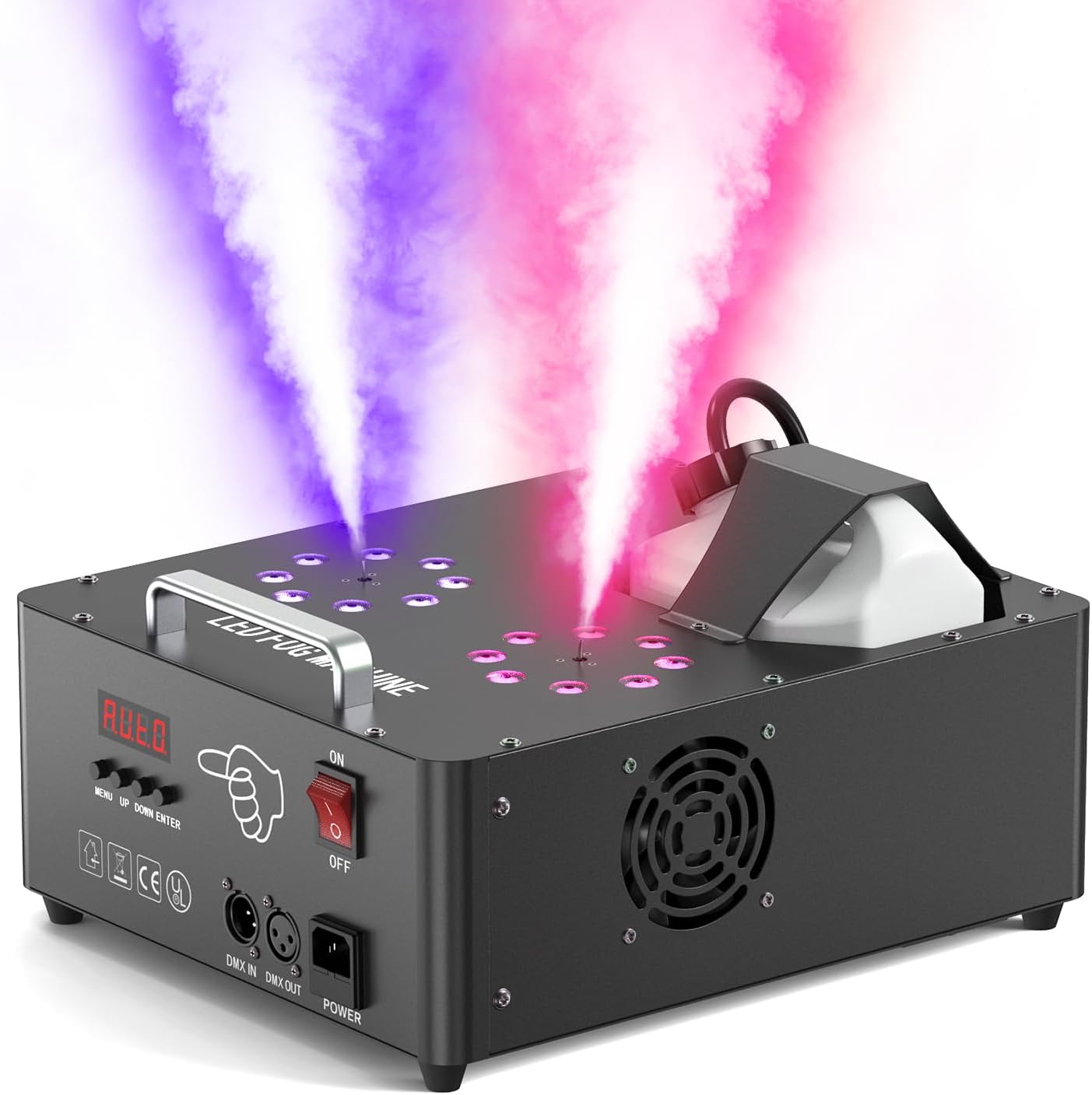 2000W Professional Fog Machine with RGB Lights for Events