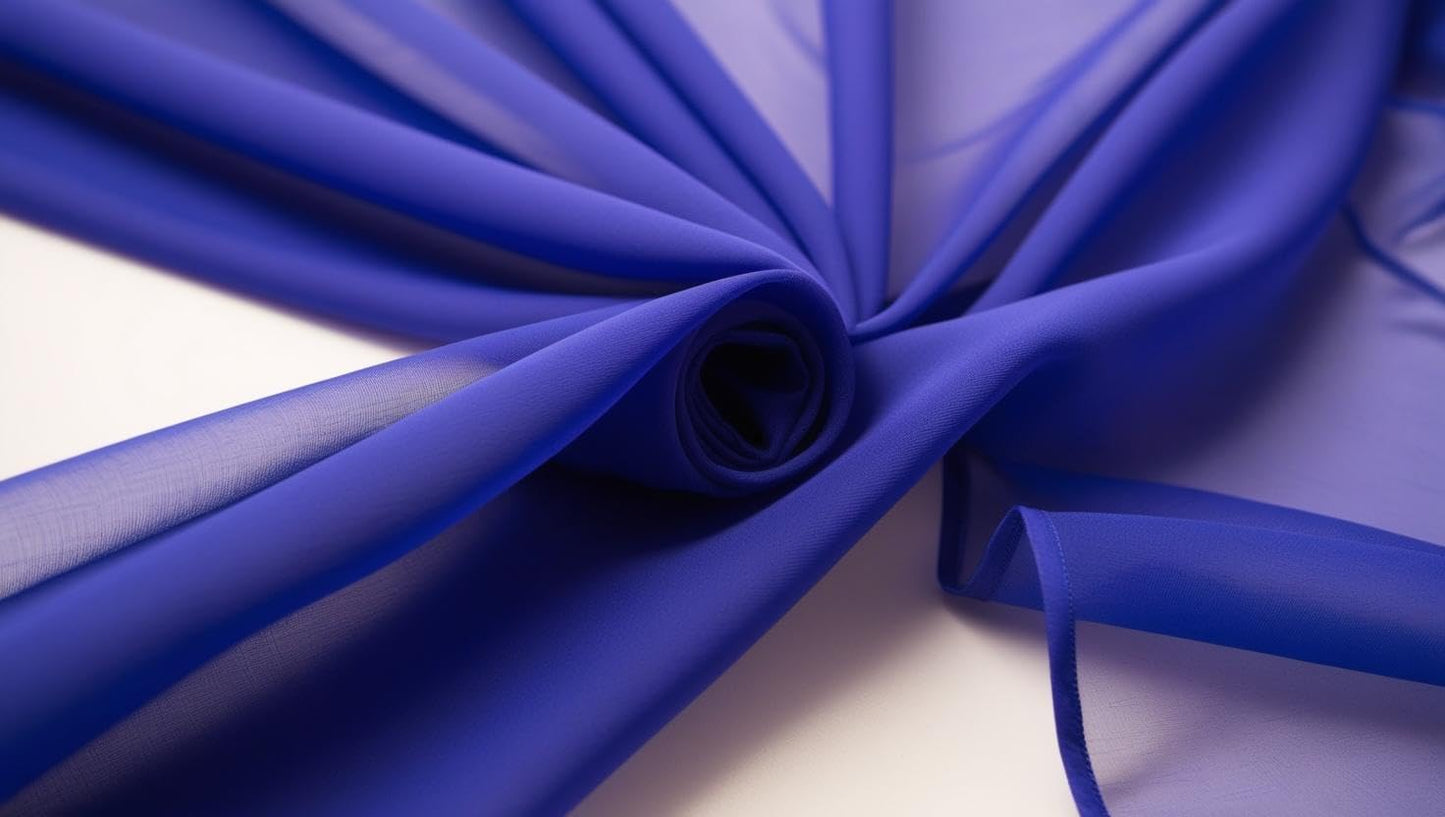 Chiffon Fabric Continuous 60in Wide for Wedding and Event Decor