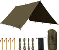 FREE SOLDIER Heavy-Duty Waterproof Tarp for Camping and Hiking
