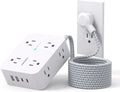 Surge Protector Power Strip 15 Ft Cord with 8 Outlets & 4 USB