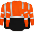 High Visibility Long Sleeve Safety Shirt Class 3 - Durable Hi Vis