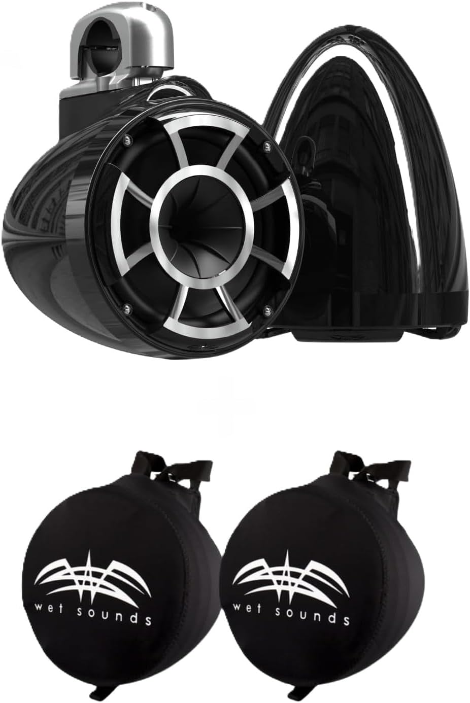Wet Sounds REV8 Black V2 Tower Speakers: Crystal Clear Sound