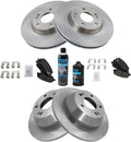 Front and Rear Brake Pad & Rotor Kit for Santa Fe and Sorento