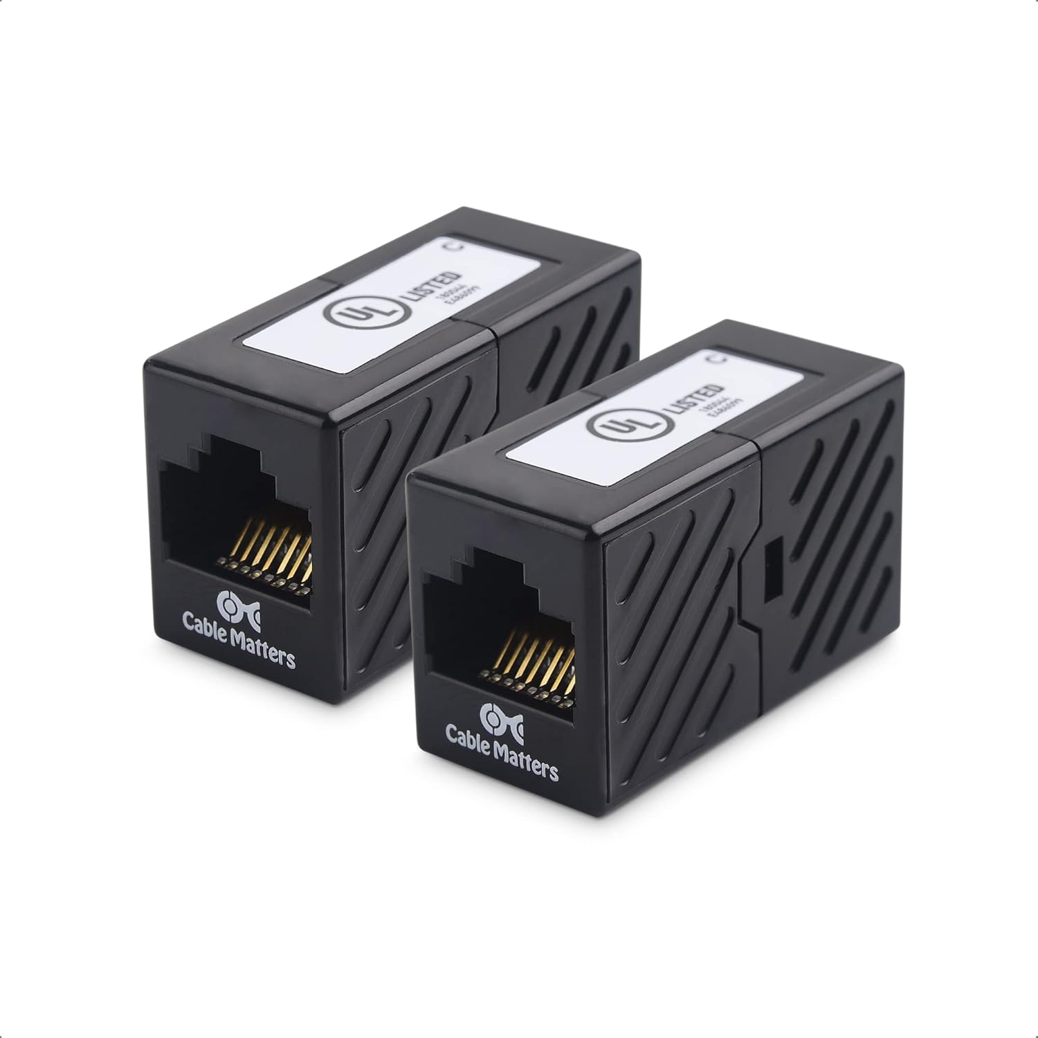 High-Speed Cat6 Ethernet Coupler 2-Pack by Cable Matters