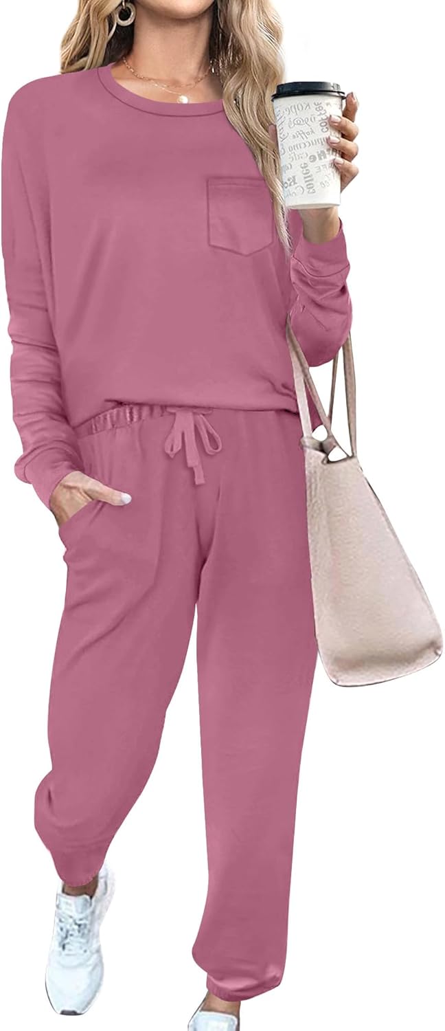 RUBZOOF Lounge Sets for Women 2 Piece Travel Sweatsuits