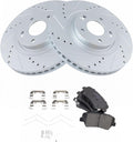 Front Ceramic Brake Pad & Rotor Kit for Santa Fe Sport and Sorento