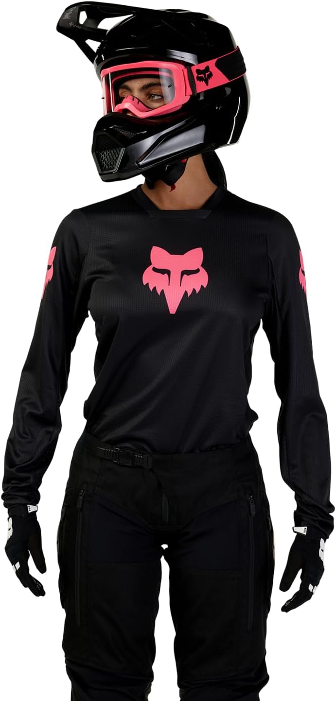 Fox Racing Women's Blackout Motocross Jersey for Ultimate Comfort